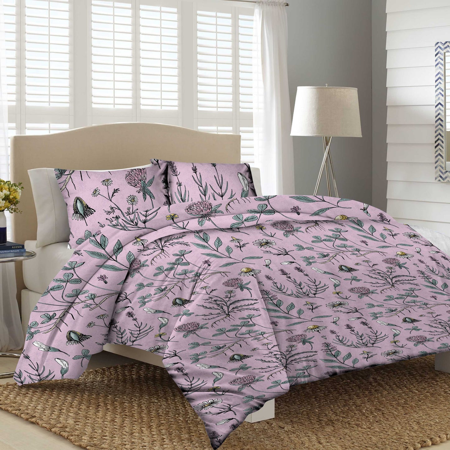 Bed sheet Cotton Satin PAULE Pink
