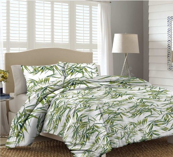 Fitted Sheet Bamboo leaves
