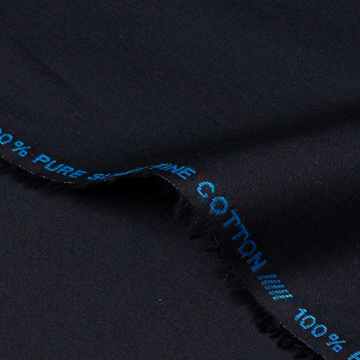 unstitched men Suiting prestige 100 % Cotton Colour Black