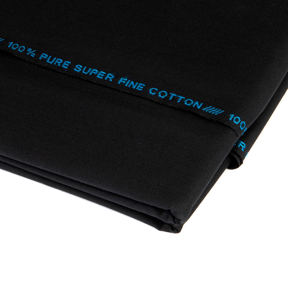 unstitched men Suiting prestige 100 % Cotton Colour Black