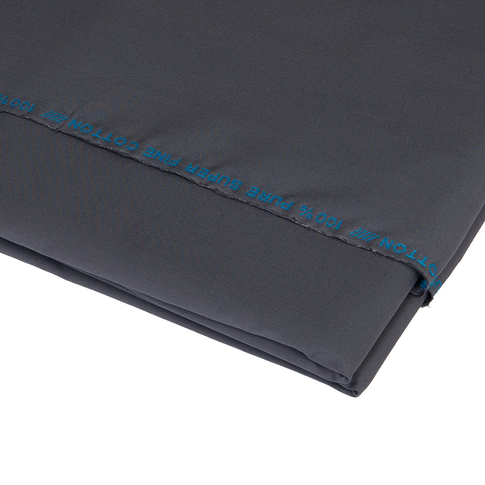unstitched men Suiting prestige 100 % Cotton Colour Dk Grey