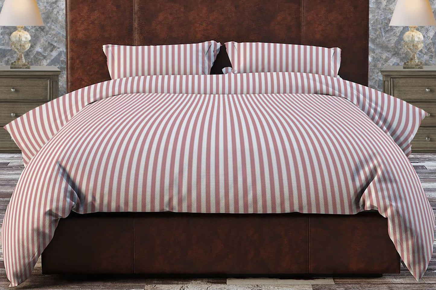 Fitted Sheet Galaxy Line Pink