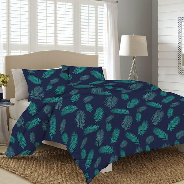 T250 - 8 Pc Comforter Set - Zeleni Peri