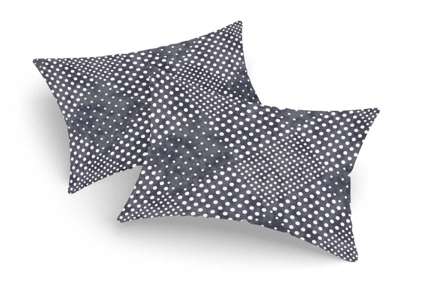 Pillowcase Pair Dotted Black