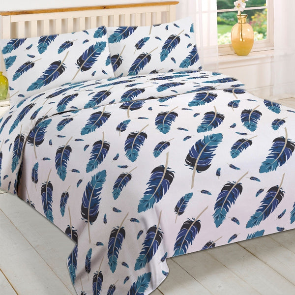 PRIME  - 2 Pc Pack - Single Bed Sheet Set - Feathers