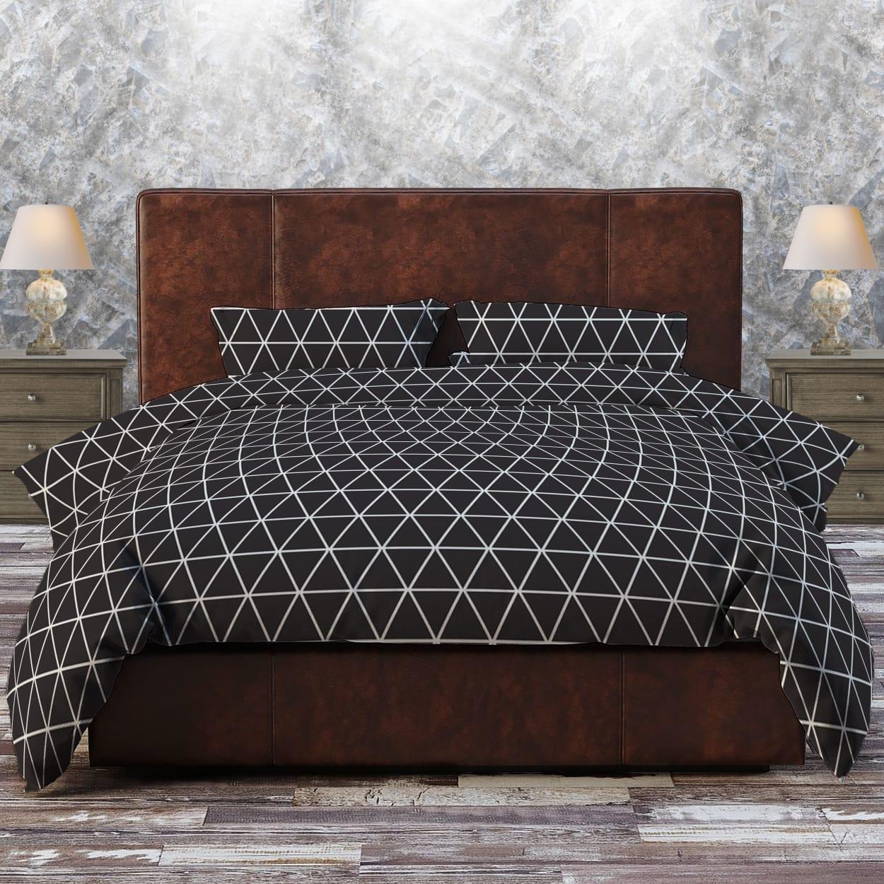Bed sheet set Galaxy Star Black