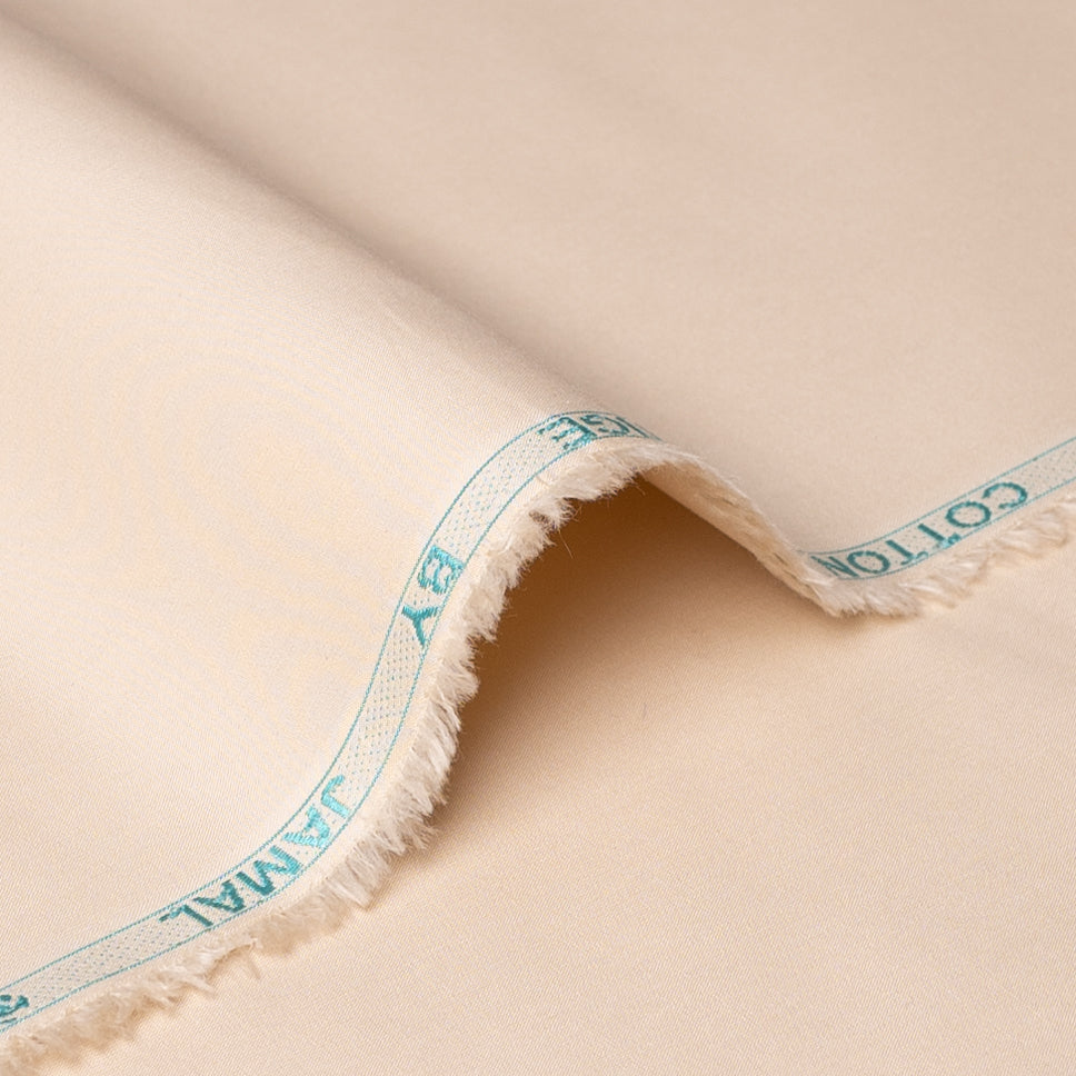 unstitched men Suiting prestige 100 % Cotton Colour Beige