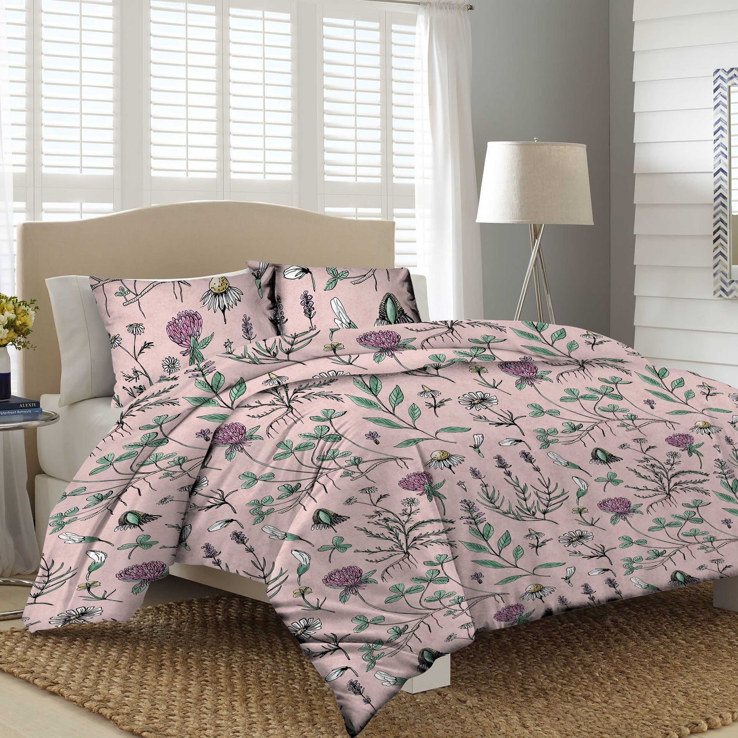 Bed sheet Cotton Satin PAULE Peach
