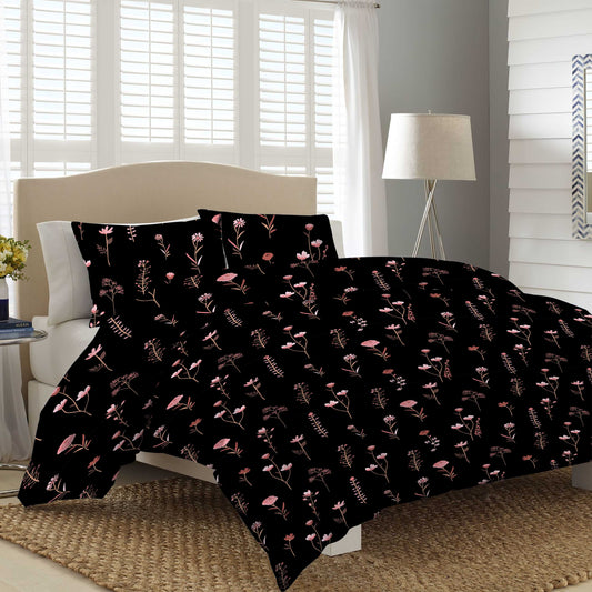 Bed sheet set Vlci Maky Cerne
