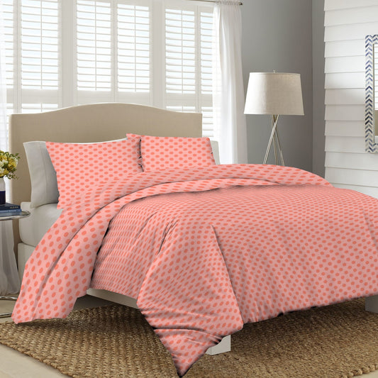 Bed Sheet Set Pink Circle
