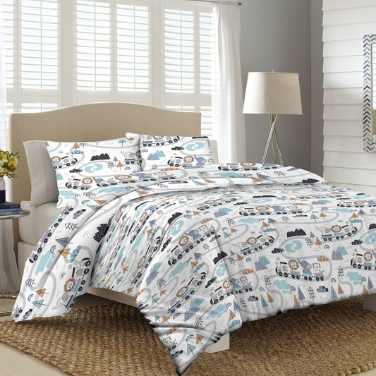 Bed Sheet Set Happy Train