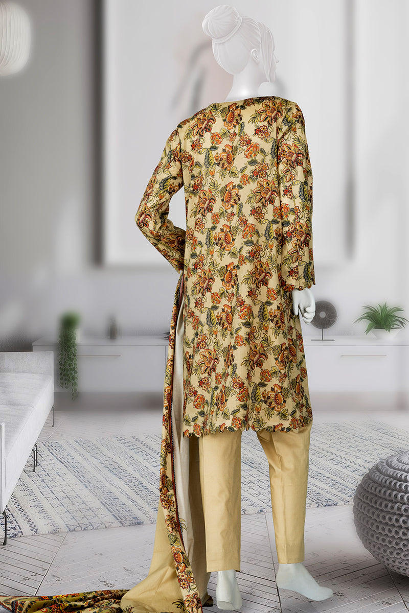 Digital Printed Lawn 3PC Suit with Lawn Dupatta 405
