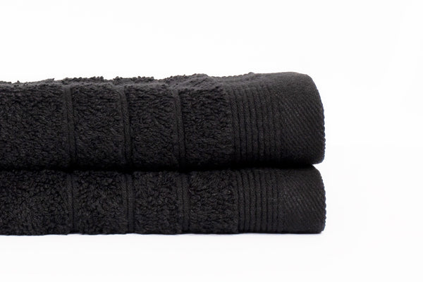 Face Towel Pair - Black