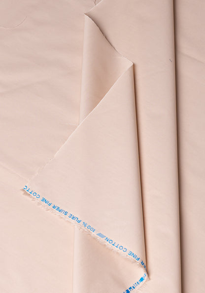 unstitched men Suiting prestige 100 % Cotton Colour Beige