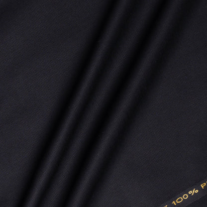 unstitched men Suiting Super Fine 100 % Cotton Colour Black