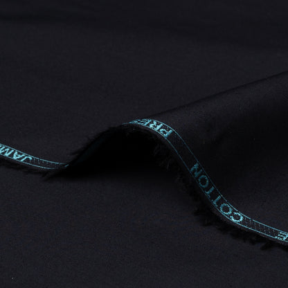 unstitched men Suiting prestige 100 % Cotton Colour Black