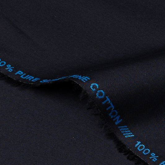 unstitched men Suiting prestige 100 % Cotton Colour Black