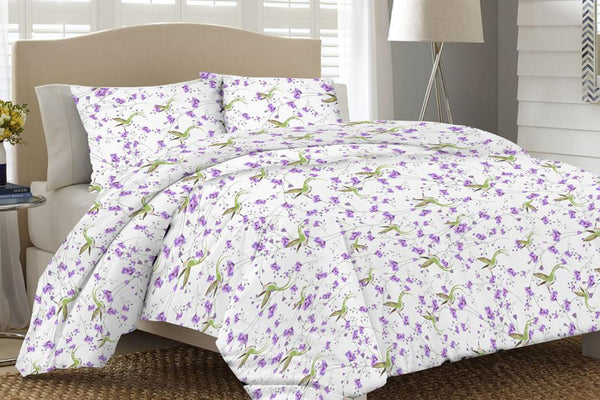 Bed sheet set Humming bird