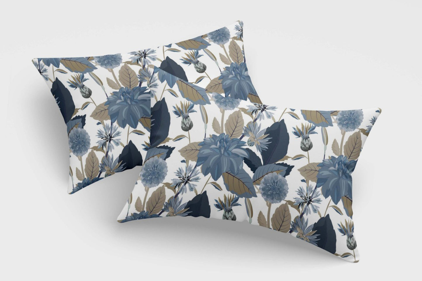 Pillowcase Pair Modra Kostka