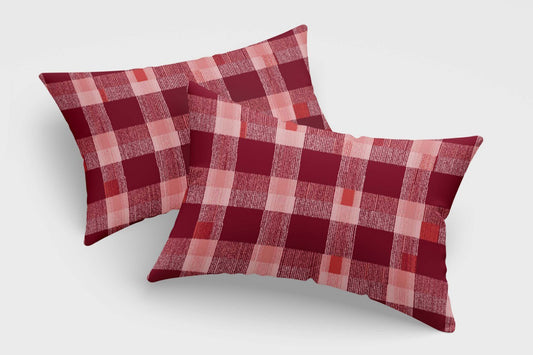 PillowcasePair Red Check