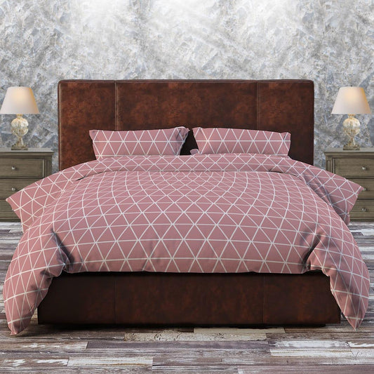Fitted Sheet Galaxy star pink