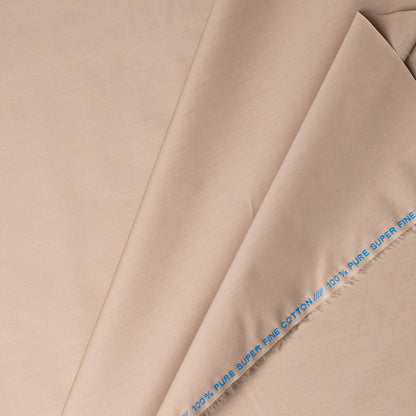 unstitched men Suiting prestige 100 % Cotton Colour Peach